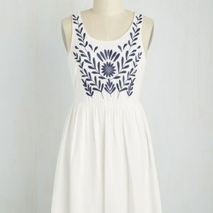 Modcloth The Folky Pokey Dress